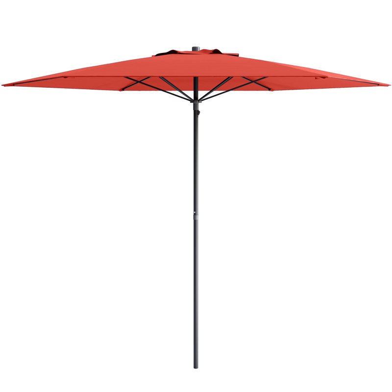 Parasol de plage 7,5 pi Brennen, Rouge pourpre