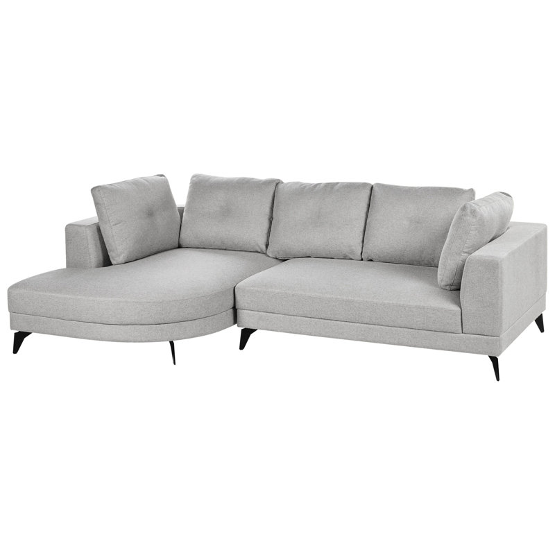 Bernardin 3 Seater Sofa & Chaise, Right Hand Facing, Grey