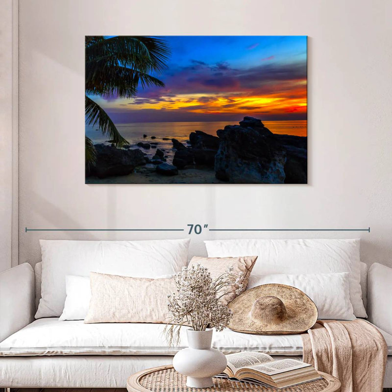 Gillard Caraïbes Gillard Sunset, H 30 po x l 45 po
