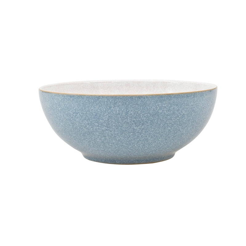 Denby Elements Cereal Bowls, Blue