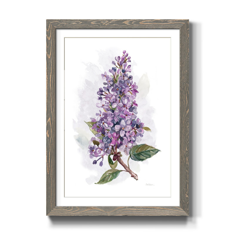 Awash In Lilac I - impression, H 37,5 po x l 27,5 po x P 1,5 po, gris
