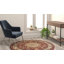Tapis à motif médaillon damassé de style persan Damora-135419258