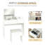 Dressing Table with Mirror