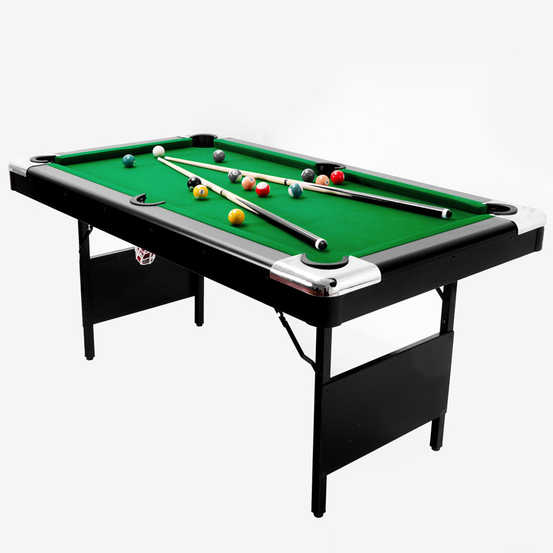 Table de billard pliable 5,5 pi pour les enfants et la famille - Table de billard intérieure pour la maison et le bureau