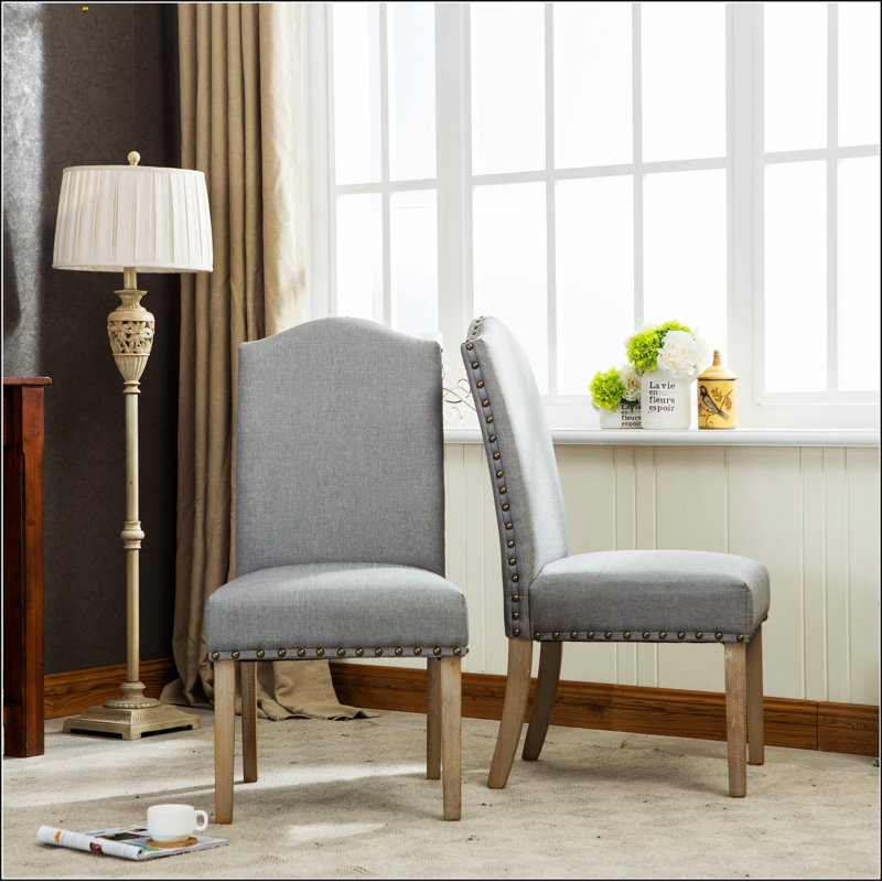 Chaise parson en bois massif Mod Urban Style, Grey Polyester