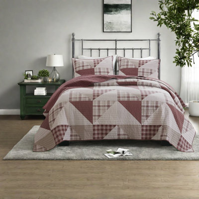 Premium Cotton Bedding Sets King Cal King, Reversible Modern Home