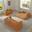Canapé modulaire en velours côtelé 2 pièces Jordan-118913801