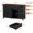 55" Sideboard Buffet Cabinet with Storage, Coffee Bar Cabinet with 2 Drawers and 4 Barn Doors-637716929