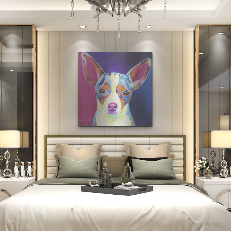 "Chihuahua - Brady" par Dawg Painter, H 36 po x l 36 po
