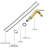 Deck Mounted Bathroom Sink Faucet, Brushed Gold, Tarnish , Drip- Basin Faucet In No Plate Included, Construction