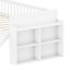Lit mezzanine simple simple avec tablettes de rangement, glissade et échelle d'escalade-690093179-645214016
