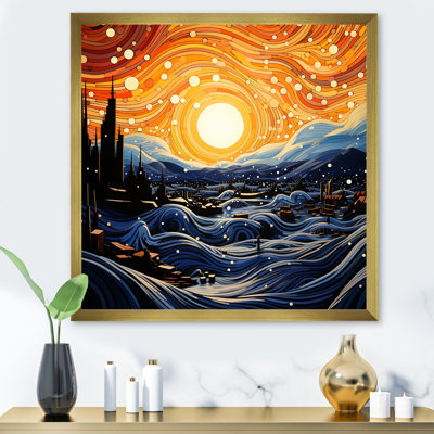 Tachisme Oceanic Dreams 1 - Tachisme, art mural