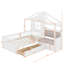 Lit simple avec canapé et tablette-462234201