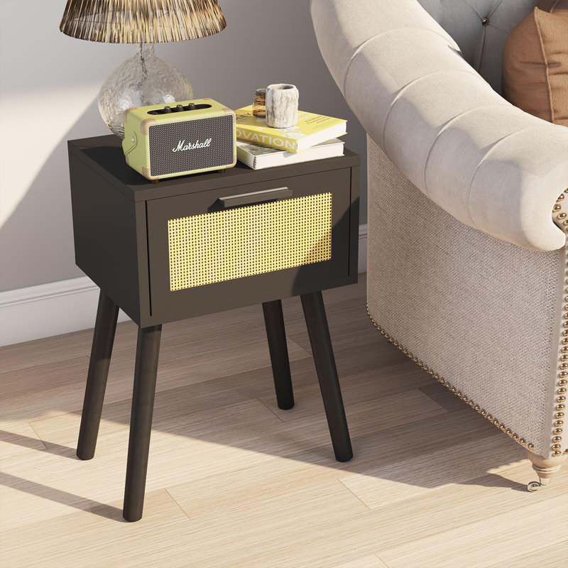 Andjela End Table, Black