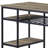 Kitchen Island with Open Shelving