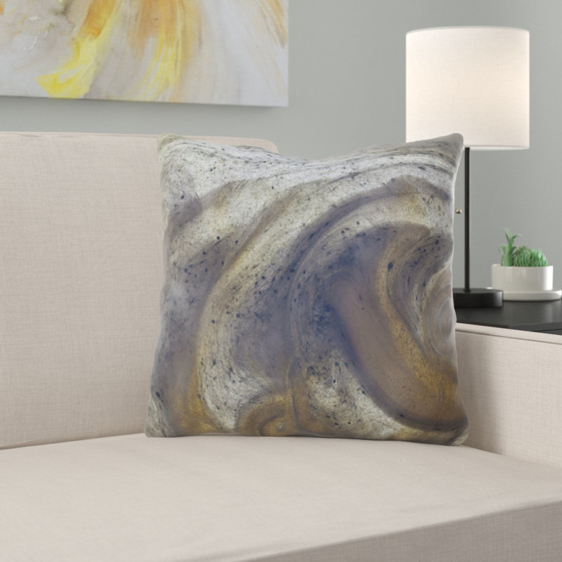 Outdoor Reversible Throw Pillow, Synthetic, Outdoor