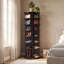 Étagère à chaussures rotative à 7 niveaux avec 4 cubes par tablette pour chapeaux, sacs et livres - noir-399532824