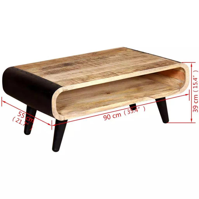 Junior Four Leg Coffee Table with Storage