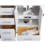 Mariário 60'' Double Bathroom Vanity with Marble Top-1303037254-1303037250