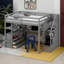 Lit mezzanine double avec tiroirs Varujhan Kids-2061484386