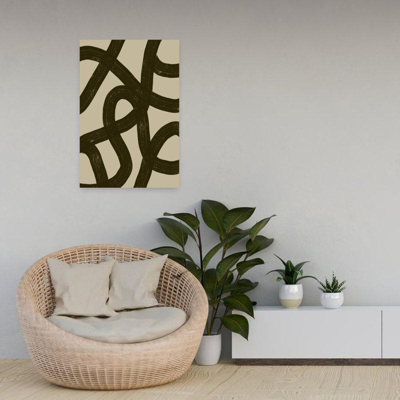 Art contemporain, art contemporain abstrait, H 24 po x l 16 po