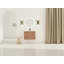 Meuble-lavabo mural 28 po avec lavabo en céramique blanche et porte à fermeture en douceur, emballage KD, contreplaqué