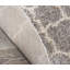 Tapis à poil long motif géométrique couleur cendrée Linton-21373623