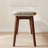 (Off White) Natural Oak Wood For Dining Bench Table Bench For Living Room With Leather Cushion-859636243