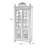 Black Solid + Manufactured Wood + Glass Display Cases