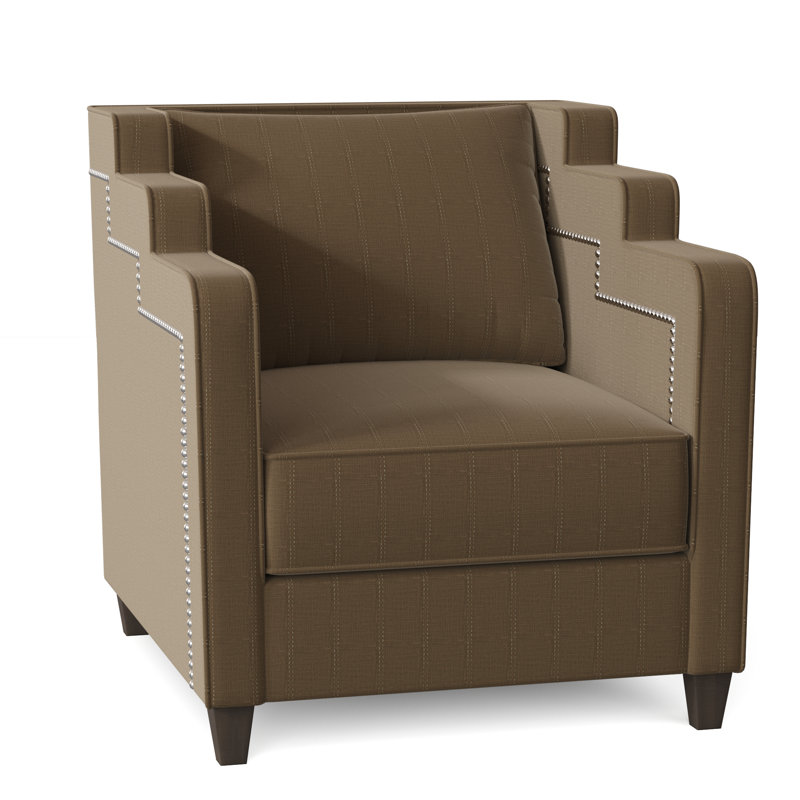 Abbey Armchair, Brown Mahogany, Grayfield Ash