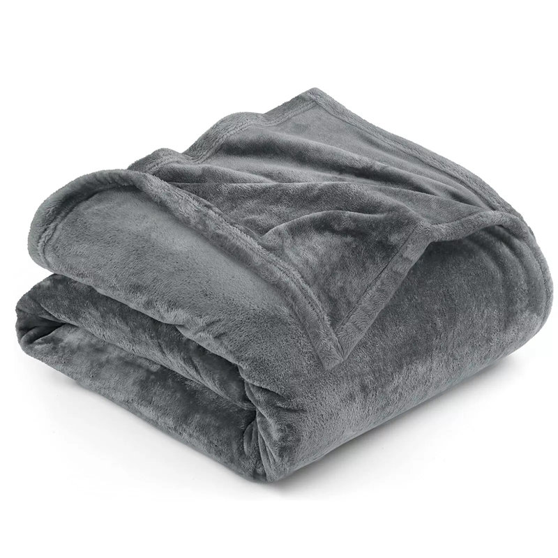 Fairmont Park Throw, Grey, 240cm W x 270cm L