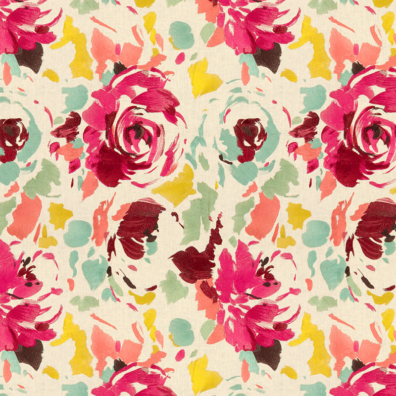 Kalos Emb Fabric, Pink/Sage