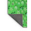 Tapis vert à motif floral-850114879