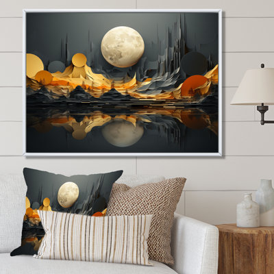 " River Flowing Waters Collage III "