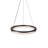 Granados - Integrated LED Pendant - Black Finish - Ribbed Clear Diffuser Shade-614902227