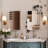 16X24 Inch Recessed Metal Framed Medicine Cabinet With Mirror And Adjustable Shelves Wall Mirror With Storage For Bathroom-1007283946