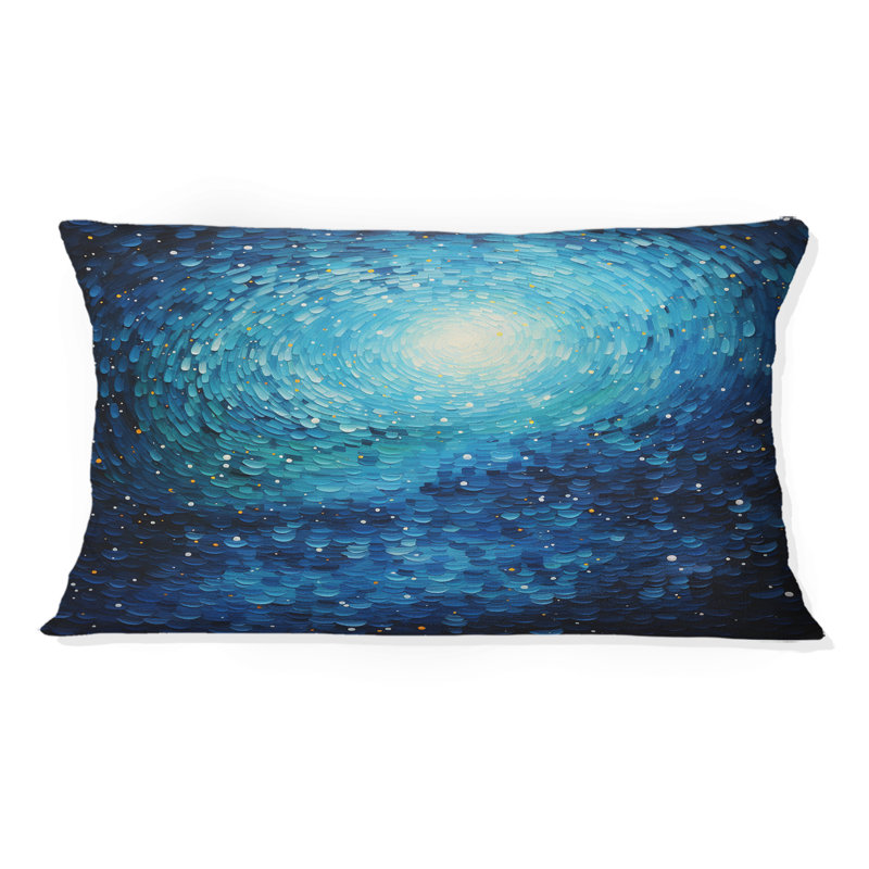 Coussin Pointillism River Majestic - River Mountain