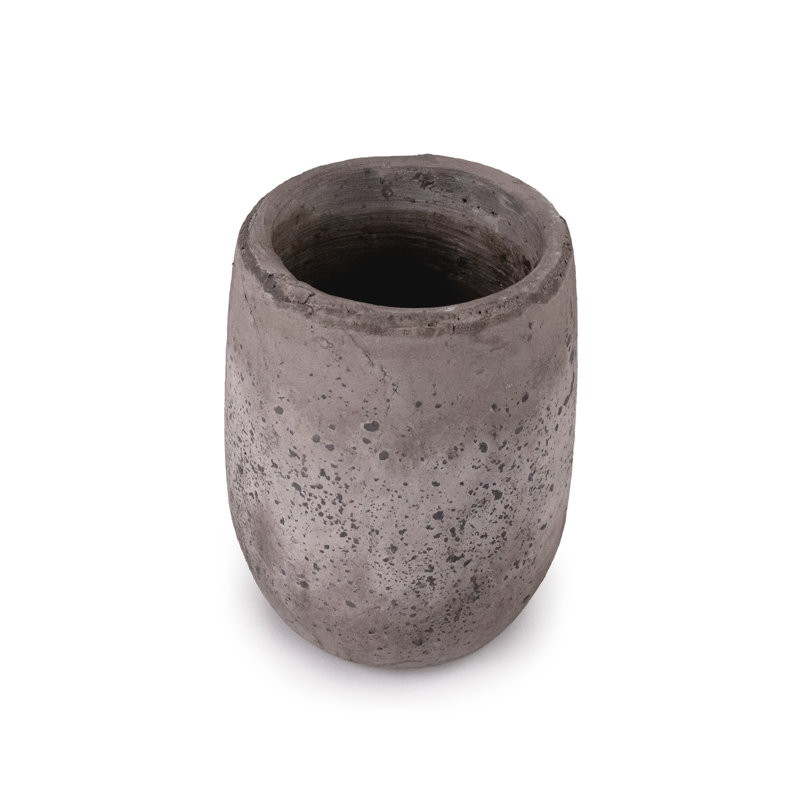 Hallen Stoneware Table Vase, 7.5" H x 6.5" W x 6.5" D