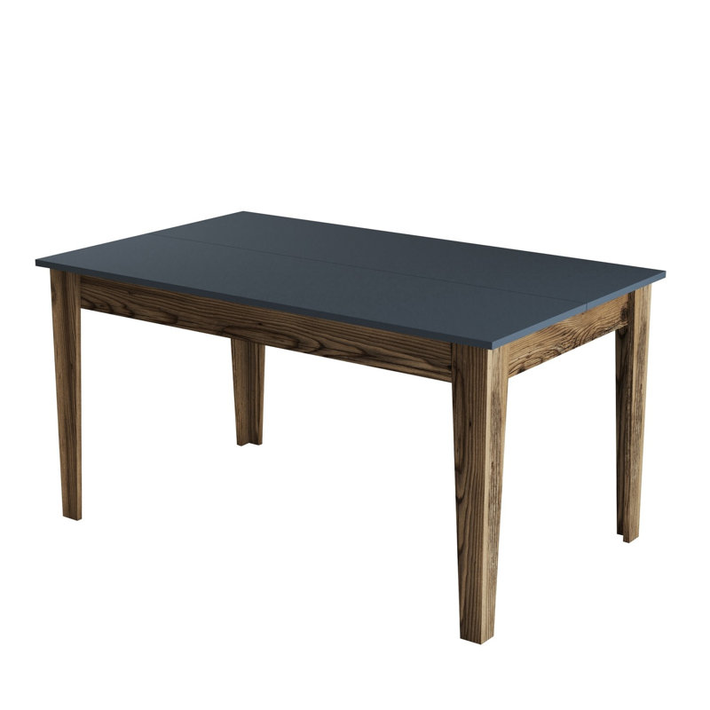 Ferro Beech Dining Table, Walnut, Anthracite