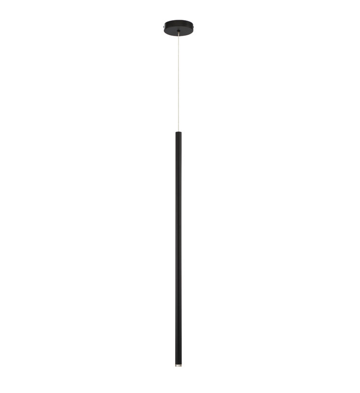 Navada 1 - Light LED Single Pendant, Antique Brass, Large ( 36" H x 1" W x 1" D )