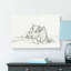 Sketch of a Resting Cow by Jean Bernard - Wrapped Canvas Drawing - Wrapped Canvas-55318126