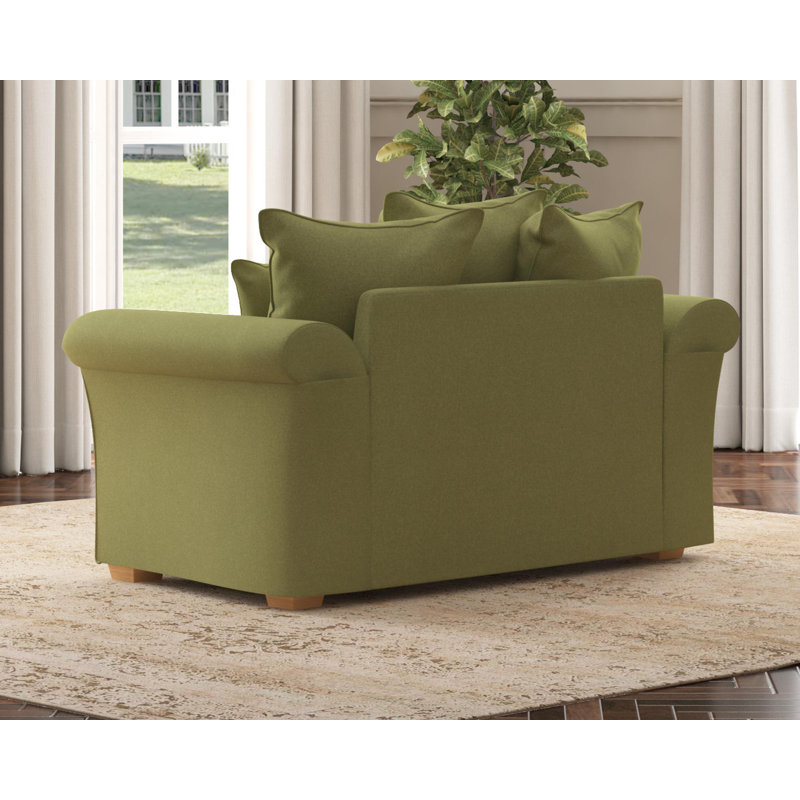 Castleacre Two Seater, Scatter Back, Olive