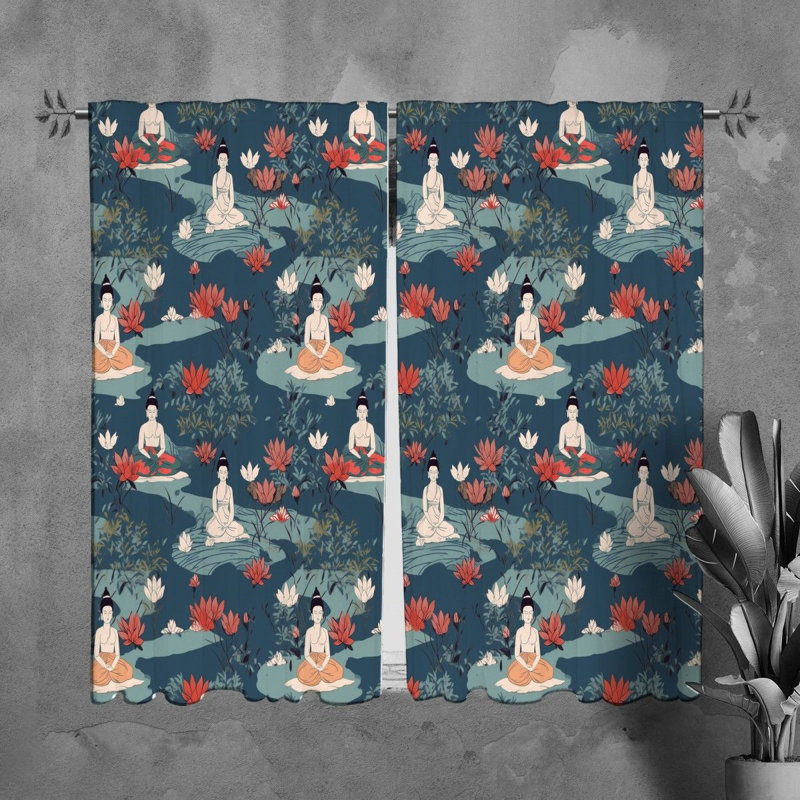 Paire de rideaux obscurcissant en polyester Mateah, L 20 po x L 82 po