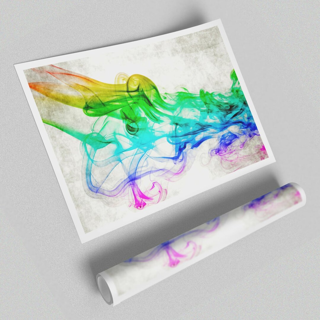 Grafikdruck Colourful Smoke 3