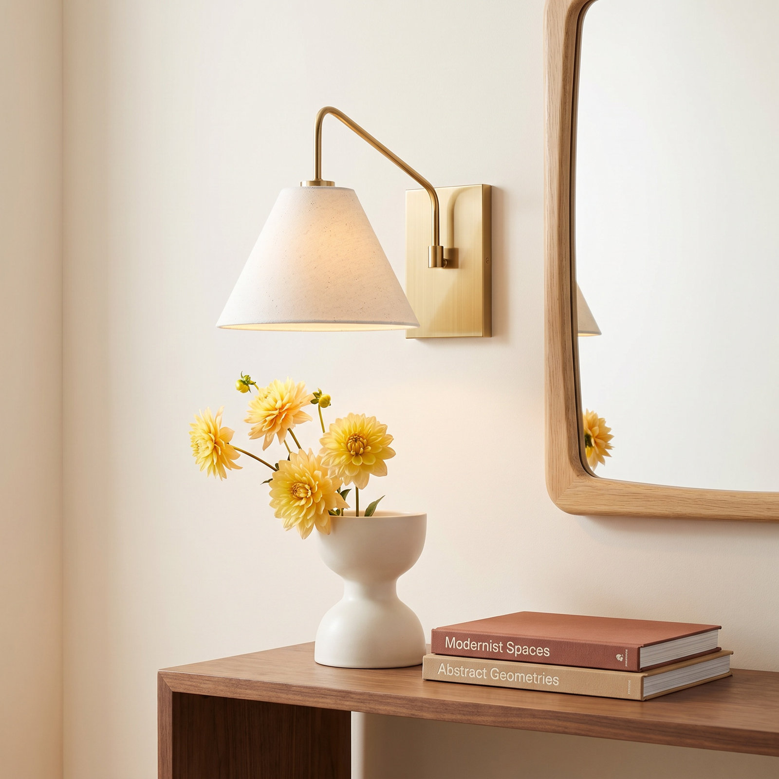 Finley Single Light Dimmable Armed Sconce