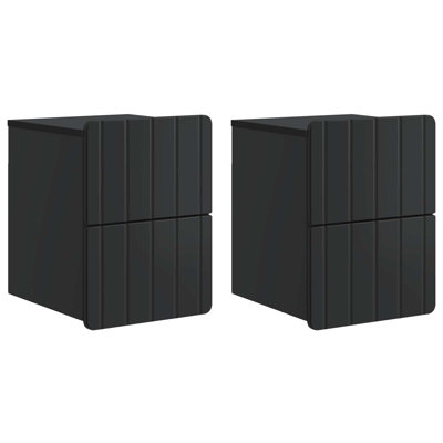 33cm W Manufactured Wood Bedside Table