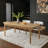 Guillermina Modern 72'' W Fluted Solid Wood Dining Table with Built-In Storage Drawers-349031472