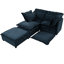Coussin double couche 4 avec rangement bien pensé - coussins bleu foncé et efficacité-994289431