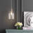 Jarod 1 - Light Gray Single Pendant