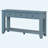 55.4" Modern Entryway Console Table With 3 Drawers – Poplar Wood Sideboard & Narrow Sofa Table-1270305641